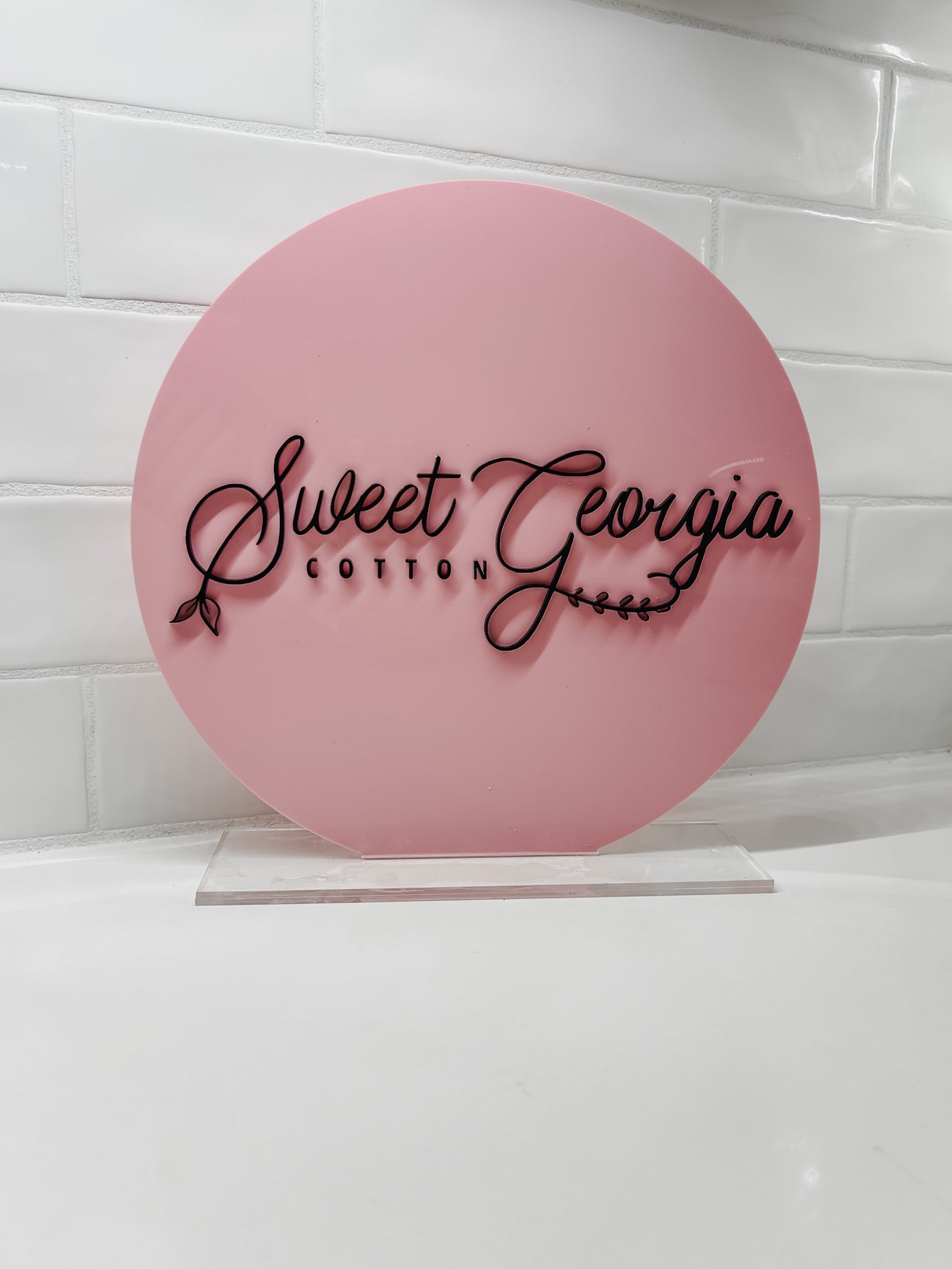 Round Logo Sign