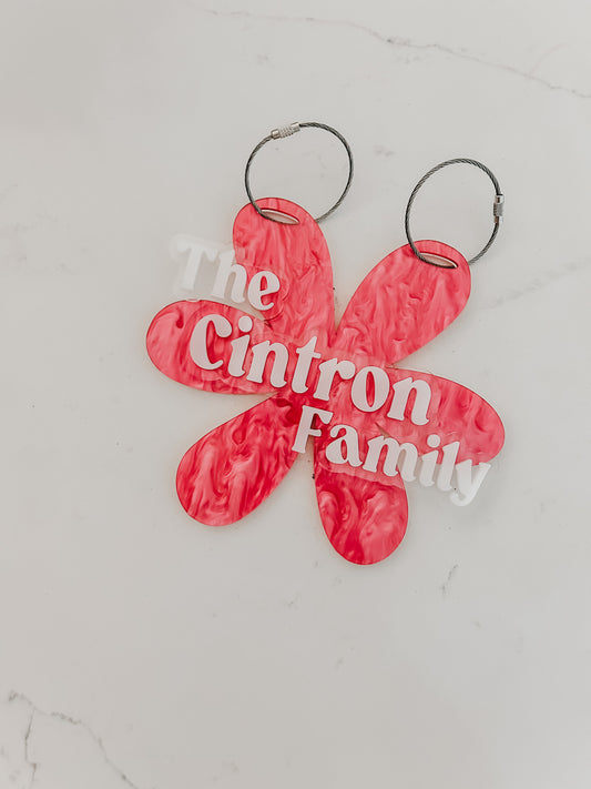 Flower - Stroller Tag