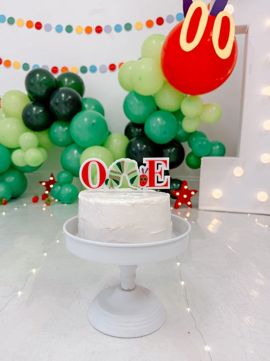 Hungry Caterpillar - One - Cake Topper