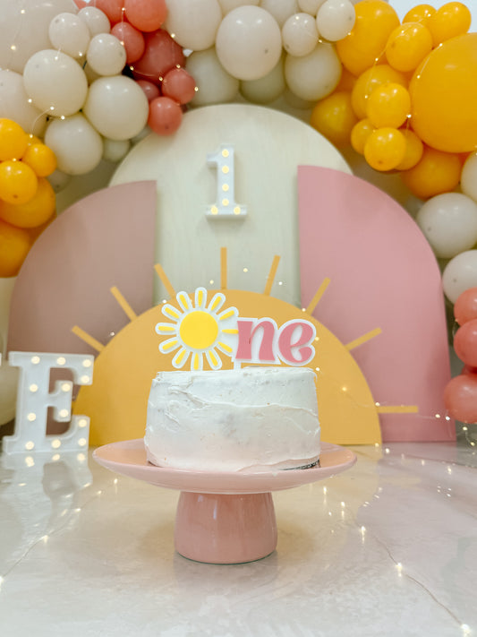 Sun - One - Cake Topper