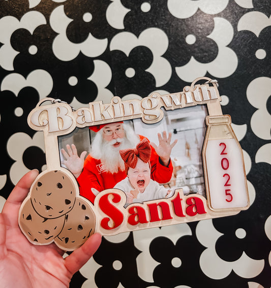 Baking with Santa 2025 - Picture Frame