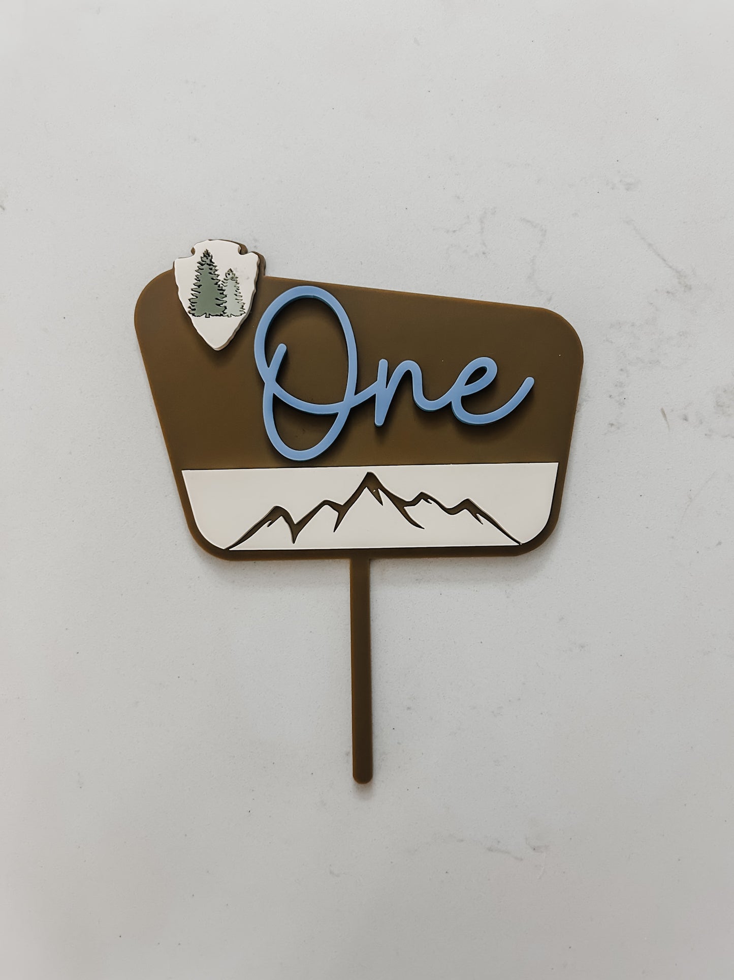 National Park Sign - One Cake Topper