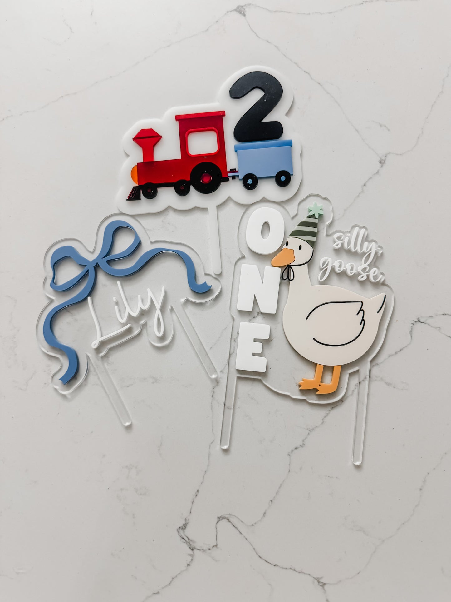 Train - 2 - Cake Topper