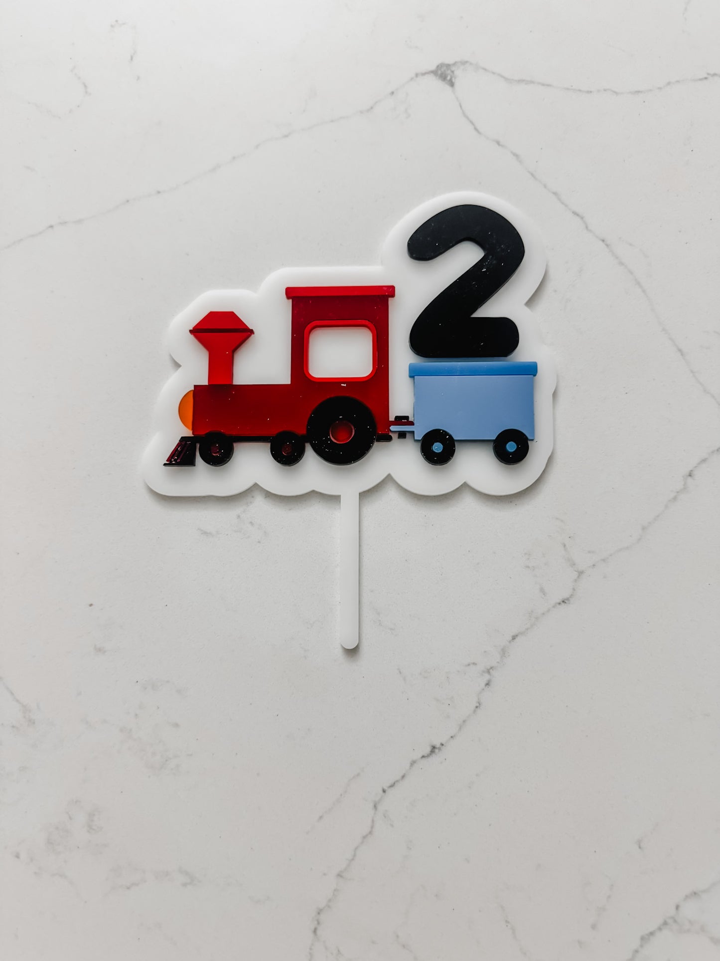 Train - 2 - Cake Topper