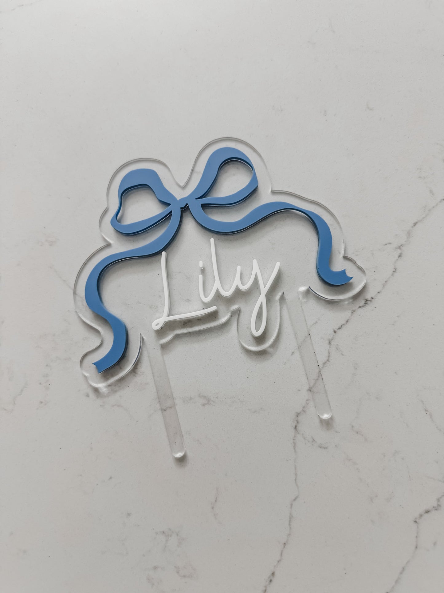 Bow - ONE - Cake Topper