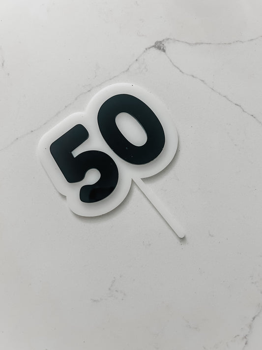 50 - Cake Topper