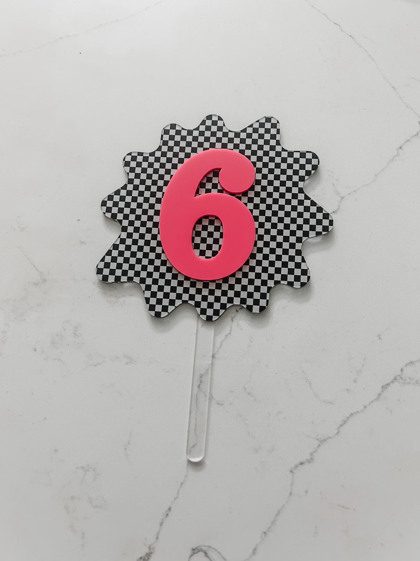 Burst - 6 - Cake Topper
