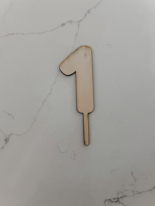 1 - Cake Topper