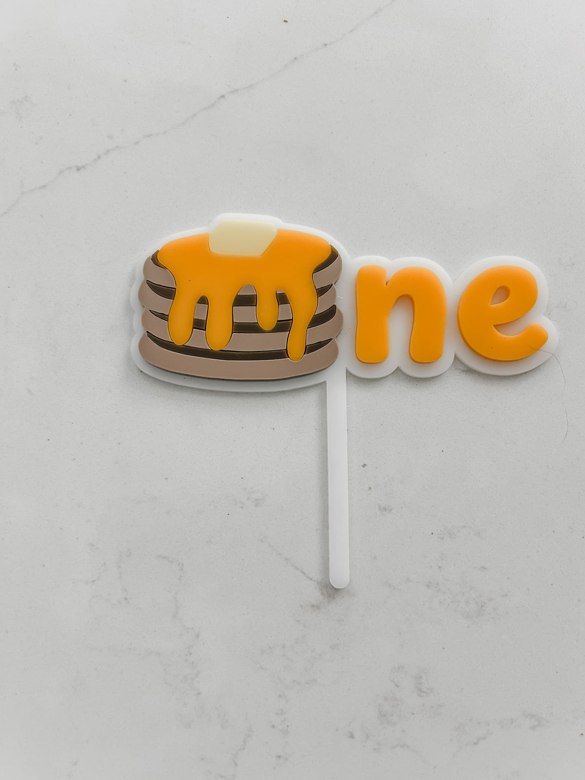 Pancake - One - Cake Topper