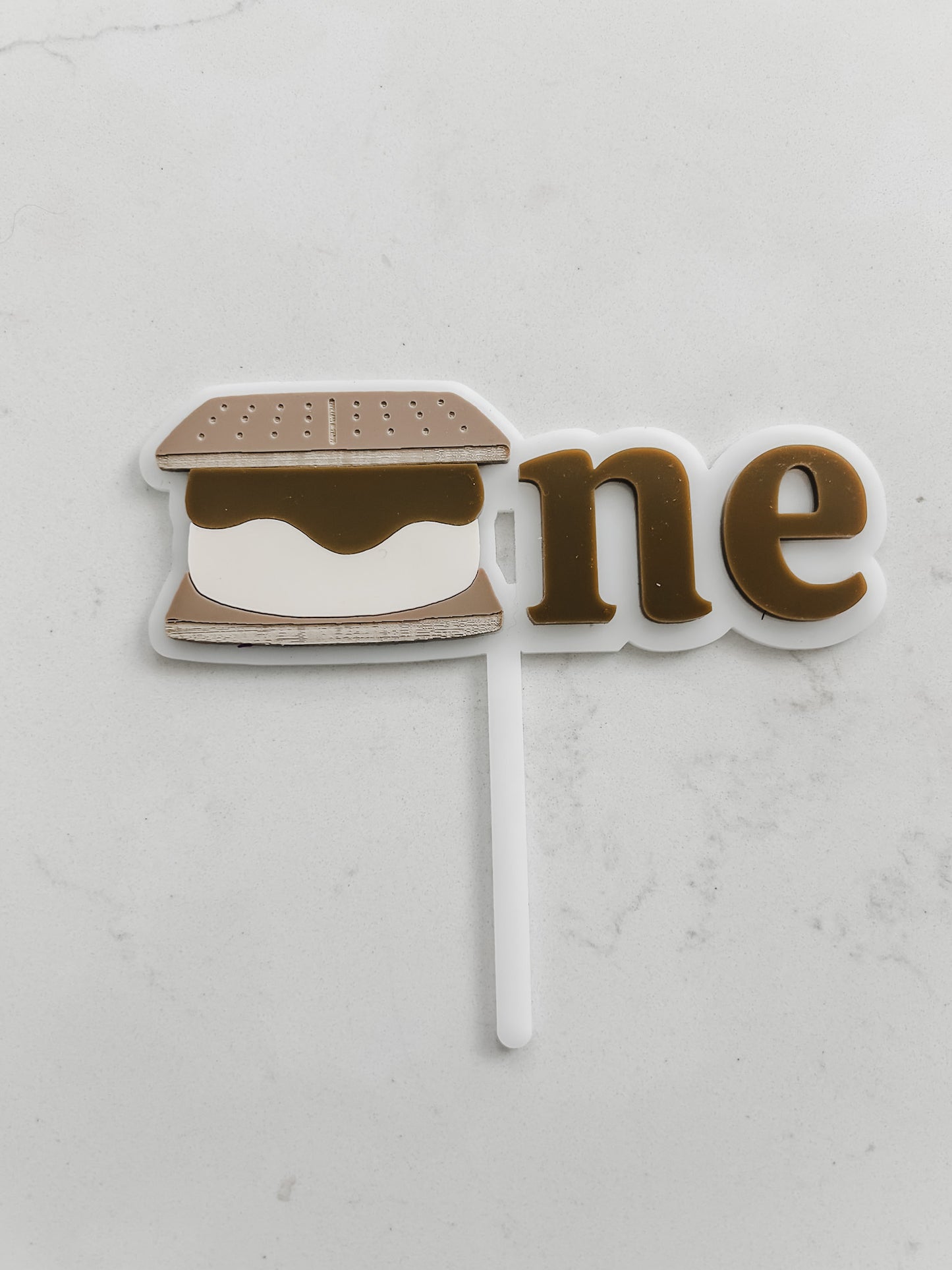 Smore - One - Cake Topper