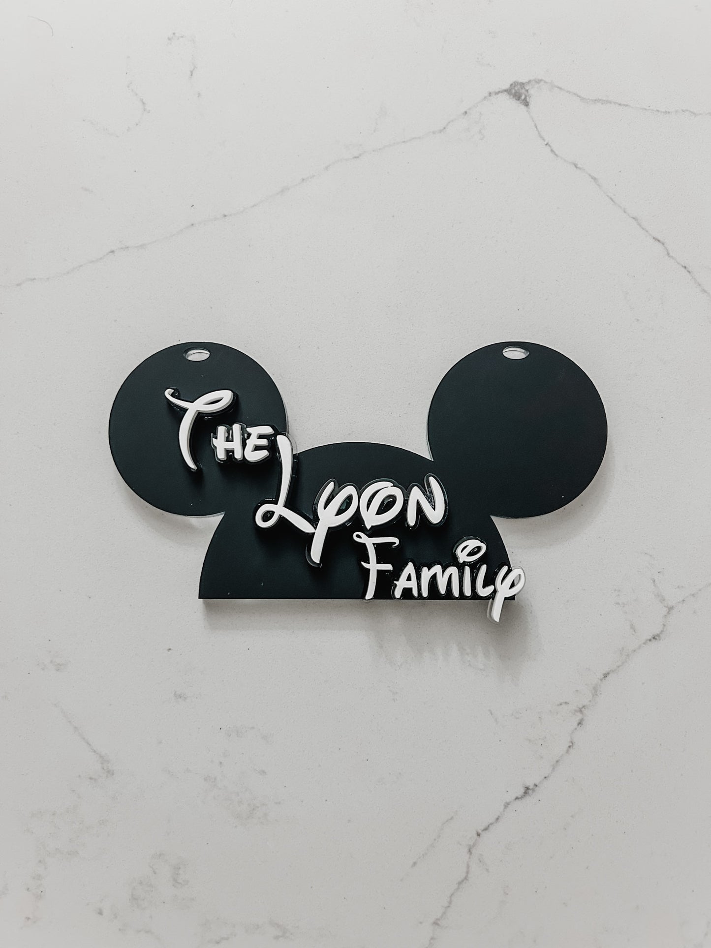 Mickey & Minnie - Stroller Tag