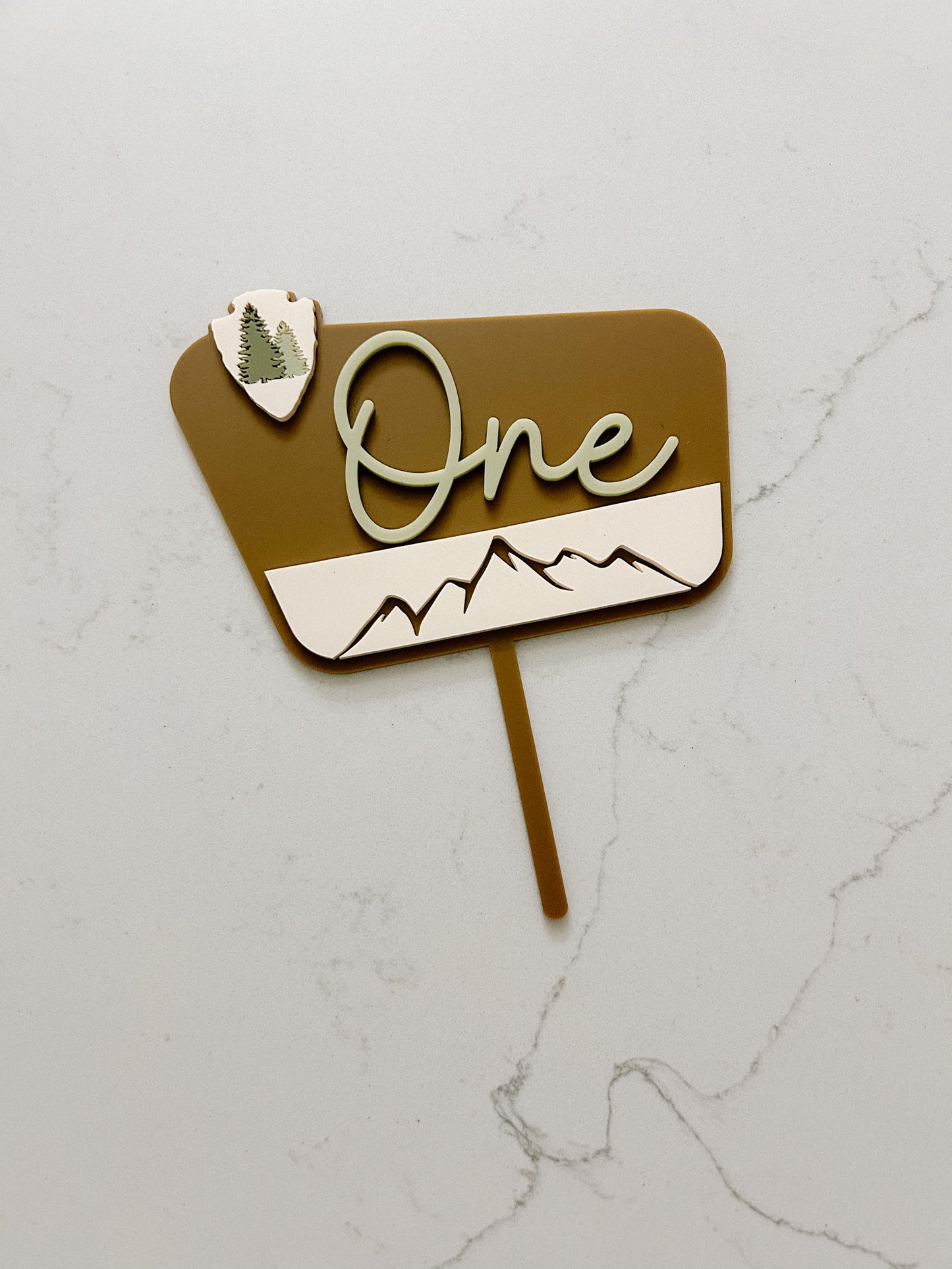 National Park Sign - One Cake Topper