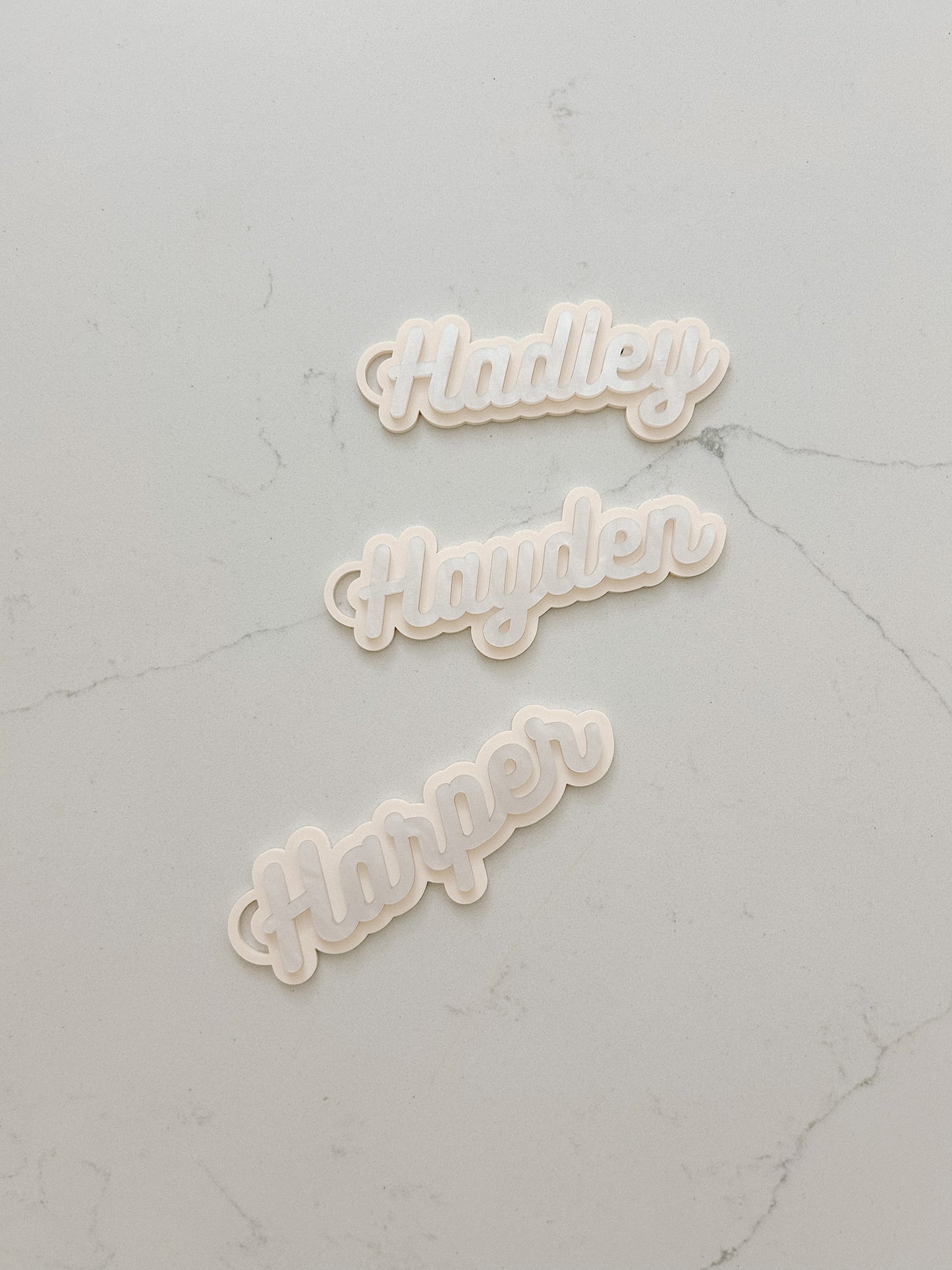 Plain - Name Tag / Stocking Tag