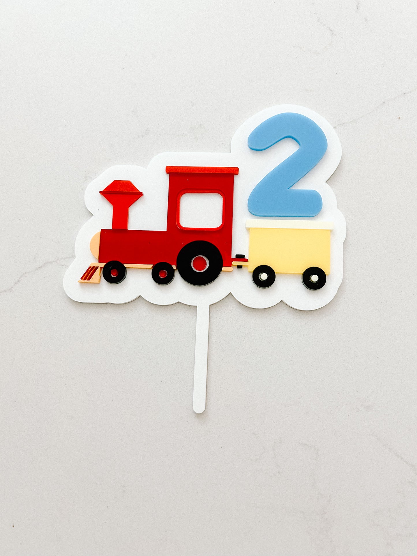 Train - 2 - Cake Topper