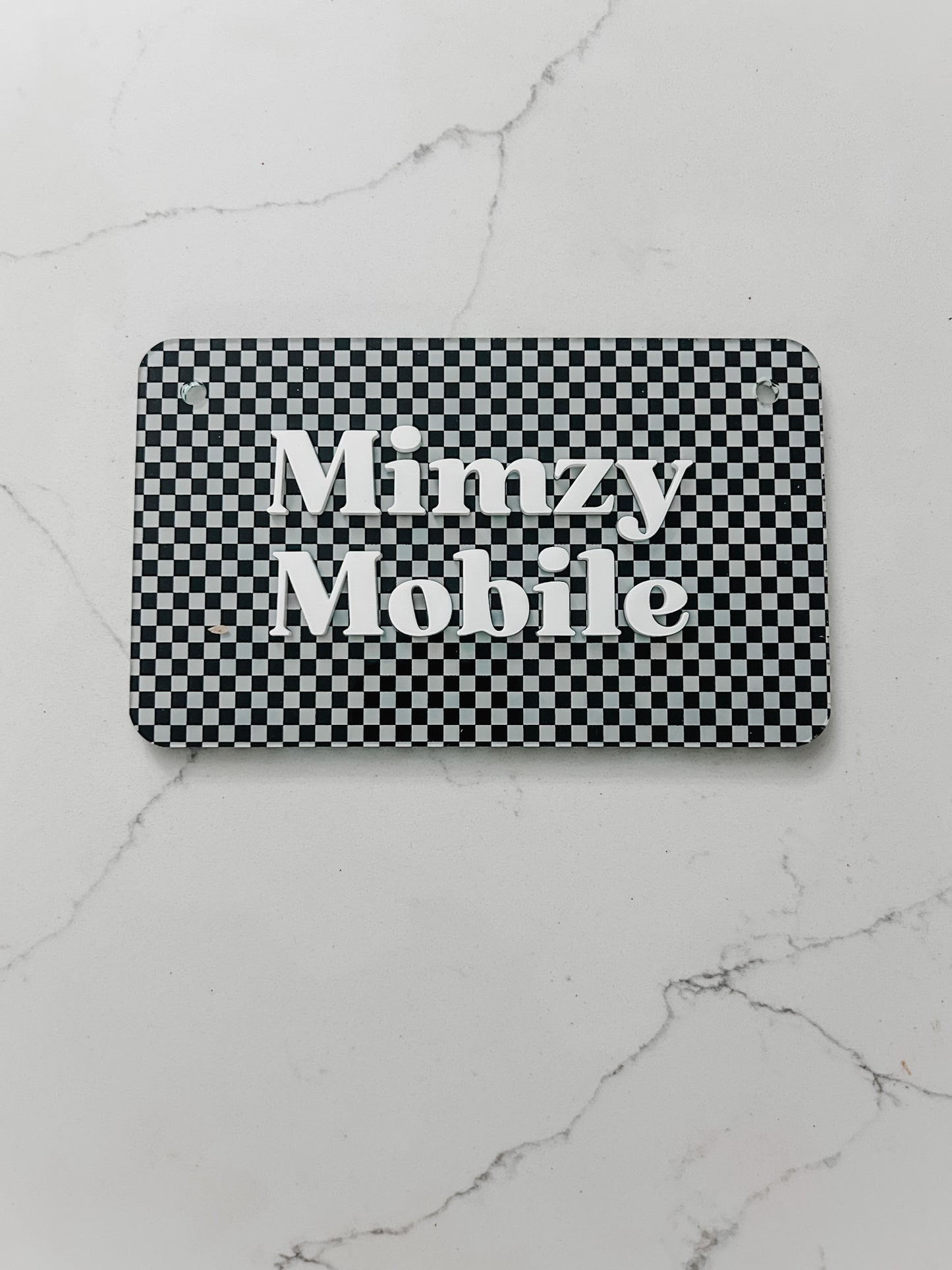 Basic - Rectangle - Stroller Tag