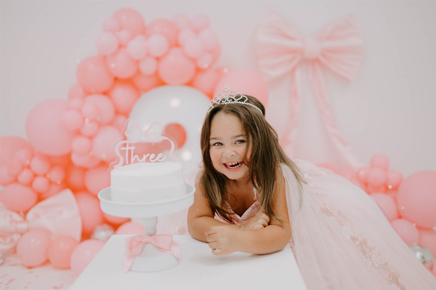 Bow - ONE - Cake Topper