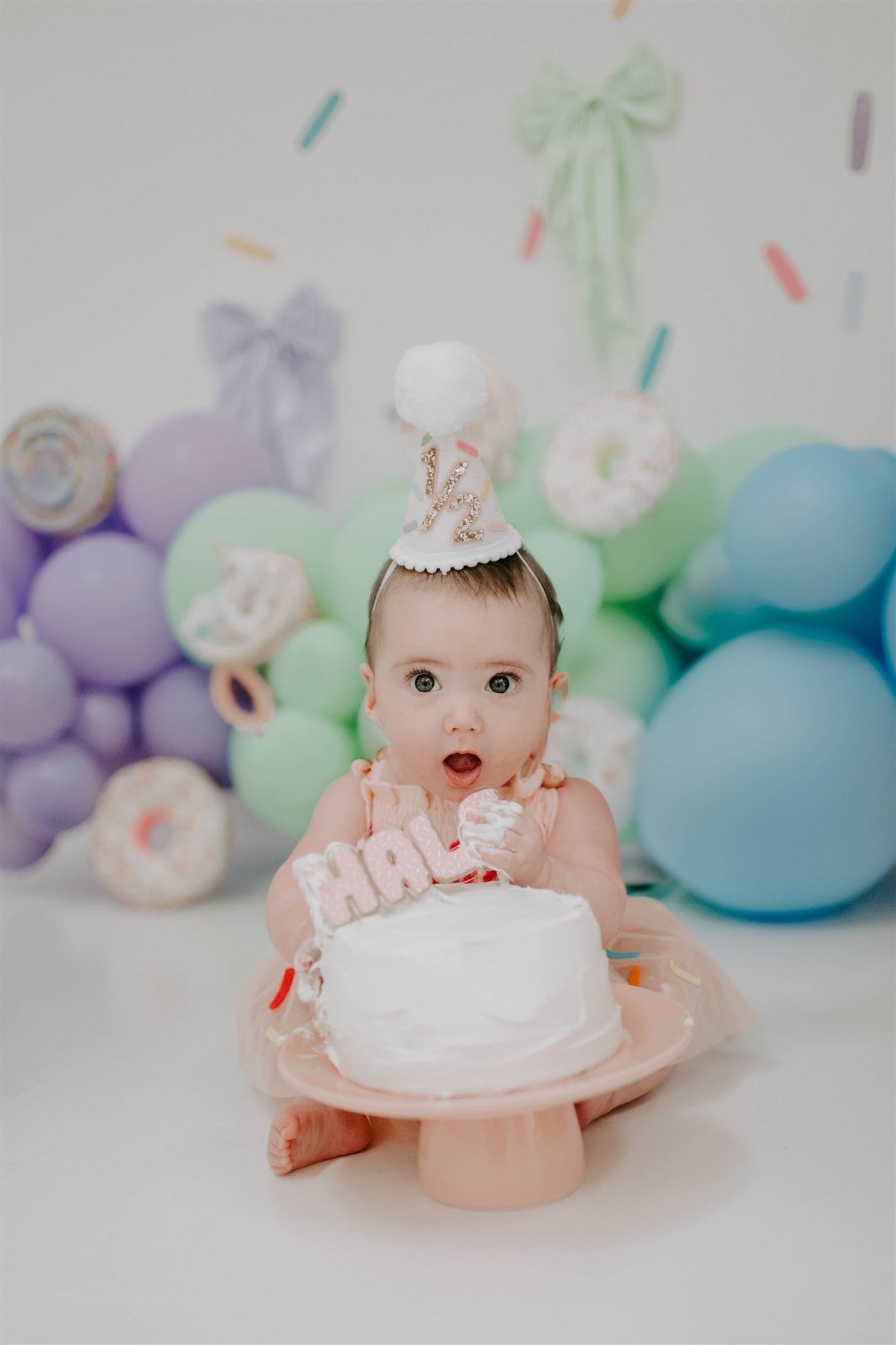 Donut - Half - Cake Topper