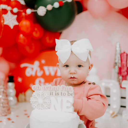 oh what fun it is to be ONE - Cake Topper